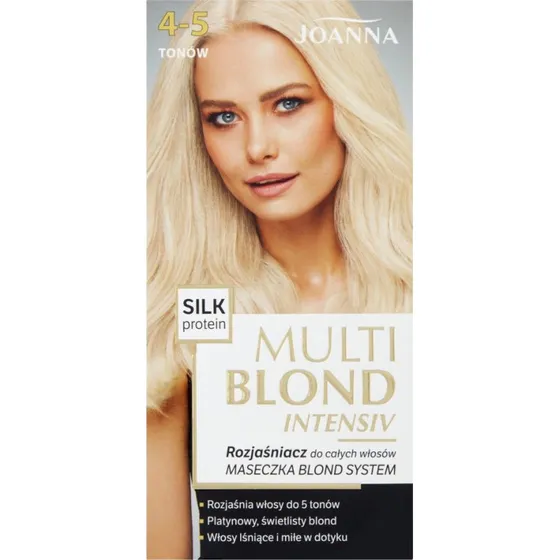Joanna Multi Blond Intensiv rozjaśniacz do włosów 4-5 tonów