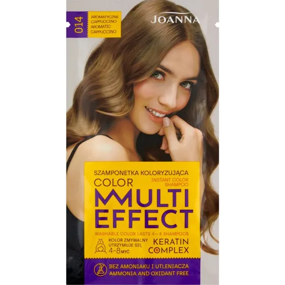 Joanna Multi Effect Color szamponetka 014 Aromatyczne Cappuccino 35g