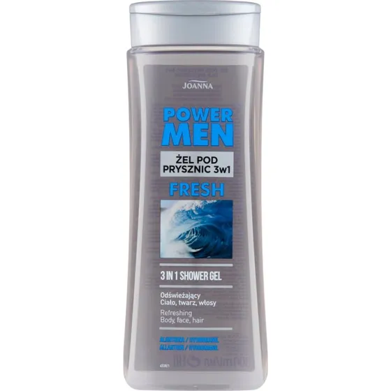 Joanna Power Men Fresh żel pod prysznic 3w1 300ml