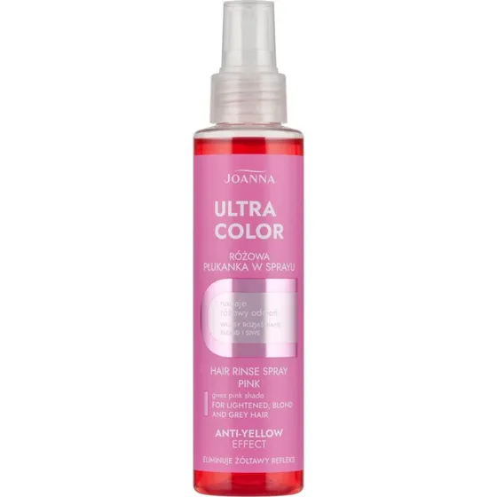 Joanna Ultra Color różowa płukanka w sprayu 150ml