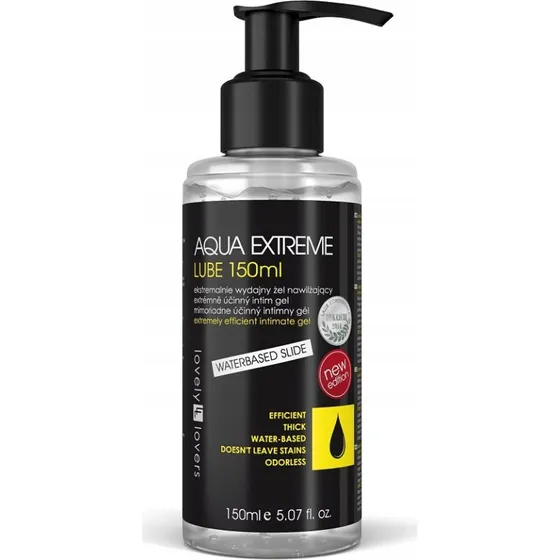 Lovely Lovers Aqua Extreme Lube – Wydajny żel na bazie wody 150ml