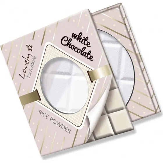 Lovely White Chocolate Rice Powder Transparentny Puder Ryżowy 9g