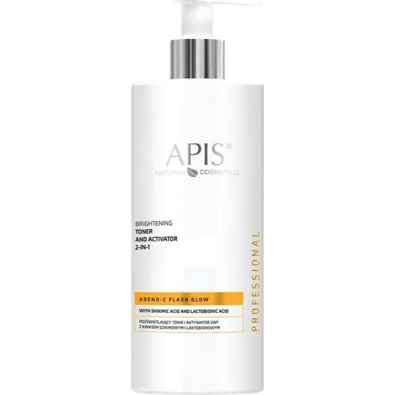 APIS Adeno-C Flash Glow Rozświetlający Tonik i Aktywator 2w1 500ml
