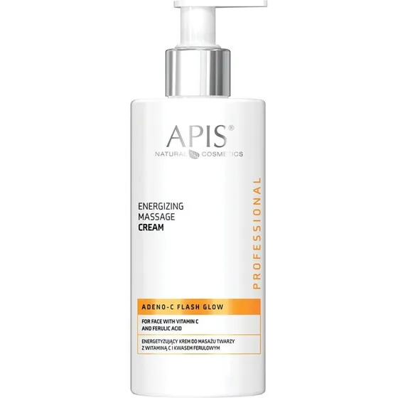 APIS Adeno-C Flash Glow krem do masażu twarzy 300ml