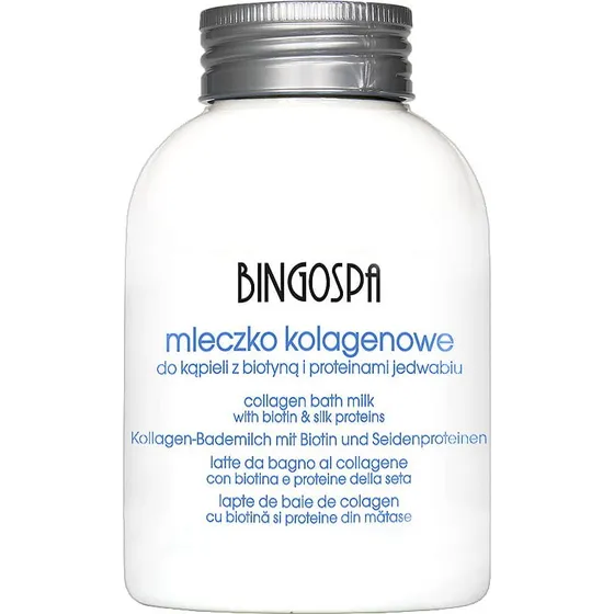 BingoSpa Mleczko kolagenowe z biotyną i proteinami jedwabiu 500ml