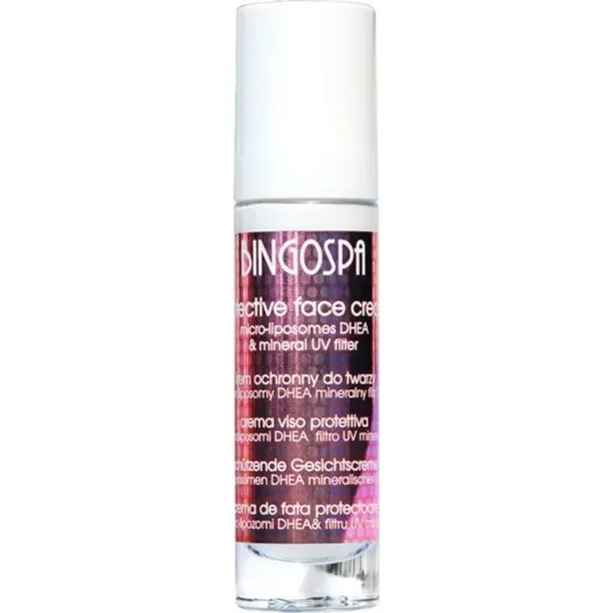BingoSpa Krem ochronny z mikroliposomami DHEA i filtrem UV 50ml