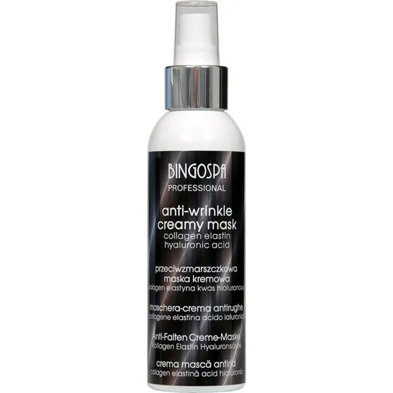 BingoSpa Przeciwzmarszczkowa maska kremowa Anti-Age 135g