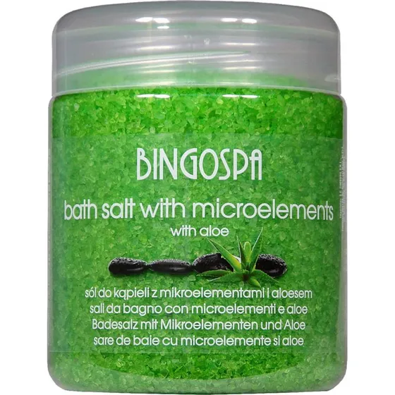 BingoSpa Sól do kąpieli z mikroelementami i aloesem 550g