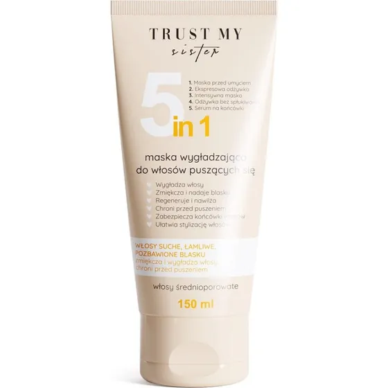 Trust My Sister 5in1 Maska do włosów średnioporowatych 150ml