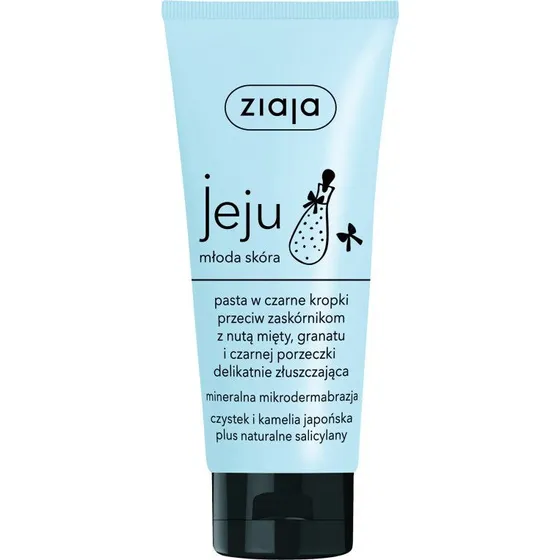 Ziaja Jeju pasta w czarne kropki przeciw zaskórnikom 75ml