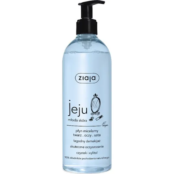 Ziaja Jeju płyn micelarny do demakijażu twarzy, oczu i ust 390ml