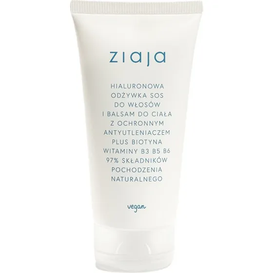 Ziaja Hialuronowa odżywka SOS do włosów i balsam do ciała 160ml