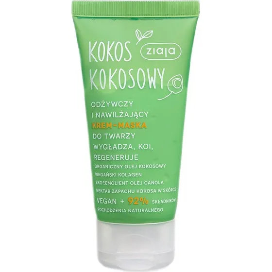 Ziaja Kokos Krem-maska odżywczy i nawilżający do twarzy 50ml
