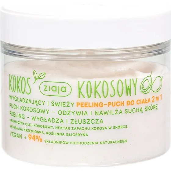 Ziaja Kokos Peeling-puch do ciała 2w1 wygładzający 270ml