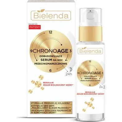 Bielenda Chrono Age odbudowujące serum przeciwzmarszczkowe na noc 30ml