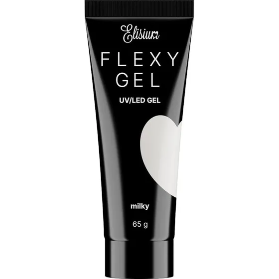 Elisium Flexy Gel Milky – żel do przedłużania paznokci 65g