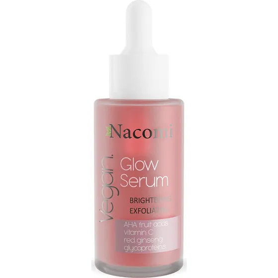 Nacomi Vegan Glow Serum rozjaśniające i złuszczające 40ml