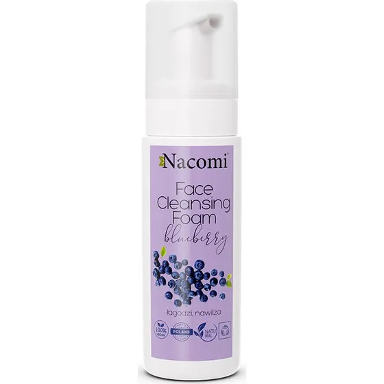 Nacomi Pianka oczyszczająca do twarzy Blueberry 150ml