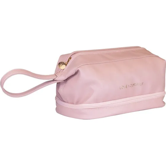 Inter Vion Soft Pink – usztywniona kosmetyczka z organizerem