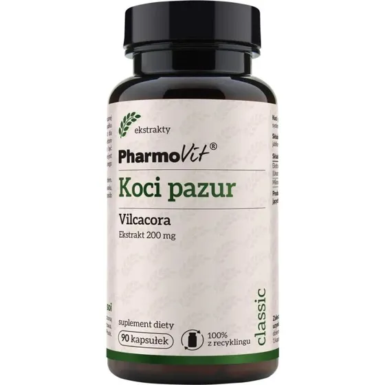 Pharmovit Koci pazur – suplement diety dla stawów i odporności, 90 kaps.