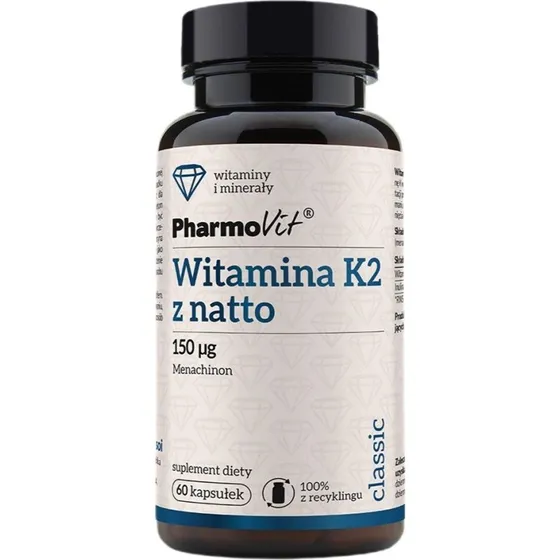 Pharmovit Witamina K2 z natto 150 µg 60 kapsułek