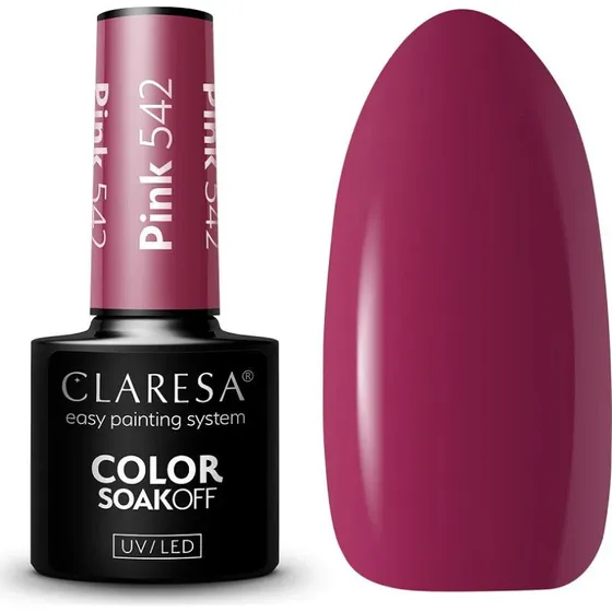Claresa Color Soak Off UV/LED Pink lakier hybrydowy 5g 510