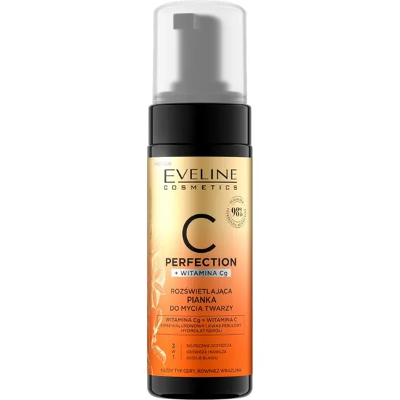 Eveline Cosmetics C-Perfection rozświetlająca pianka do mycia twarzy 150ml
