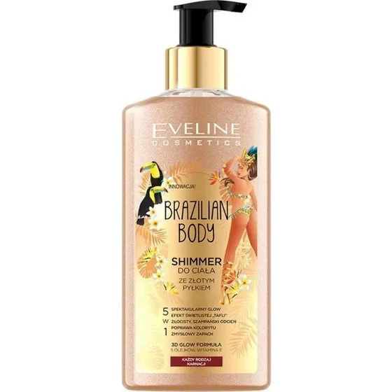 Eveline Cosmetics Brazilian Body Shimmer, balsam rozświetlający 150ml