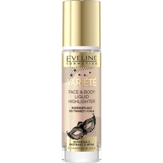 Eveline Cosmetics Variete Liquid Highlighter 02 Rose Gold 30ml
