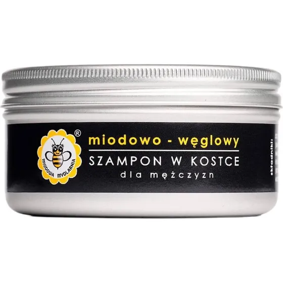 Miodowa Mydlarnia Szampon w kostce Miodowo-Węglowy 70g