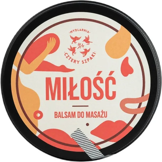 Mydlarnia Cztery Szpaki Balsam do masażu Miłość 100ml