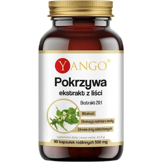 Yango Pokrzywa ekstrakt z liści 20:1 90 kapsułek