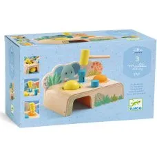 Djeco Multi Tap Drewniana Wbijanka 18m+