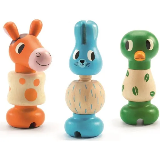 Djeco Zwierztka do skrcania 18m+