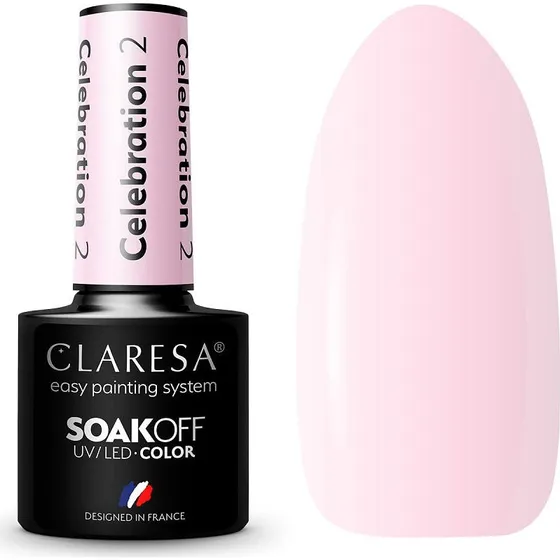 Claresa Soak Off UV/LED Celebration lakier hybrydowy 5g