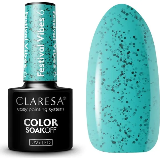 Claresa Soak Off UV/LED Festival Vibes lakier hybrydowy 6 (5g)