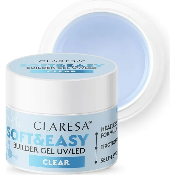 Claresa Soft&Easy Builder Gel 12g Natural