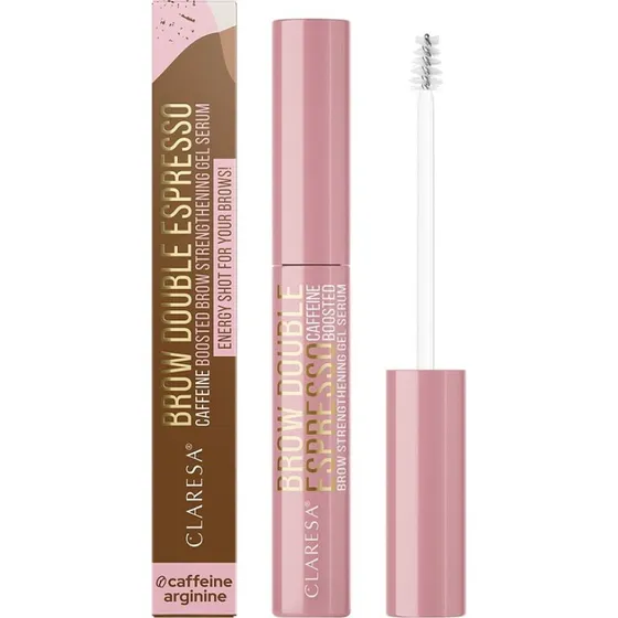 Claresa Brow Double Espresso wzmacniające żelowe serum do brwi 6g