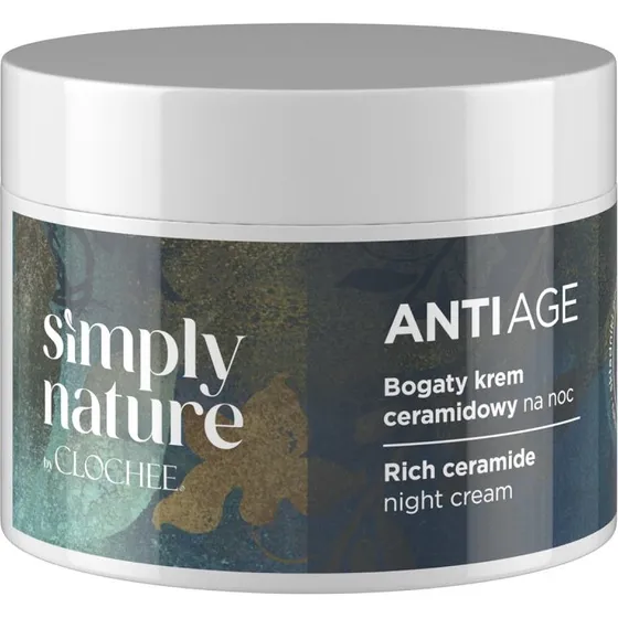 Clochee Simply Nature bogaty krem ceramidowy na noc 50ml