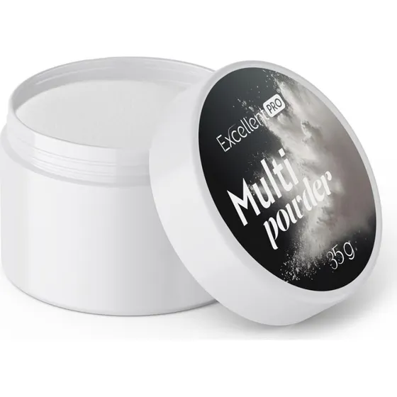 Excellent PRO Multi Powder Clear 35g - Proszek akrylowy bezbarwny