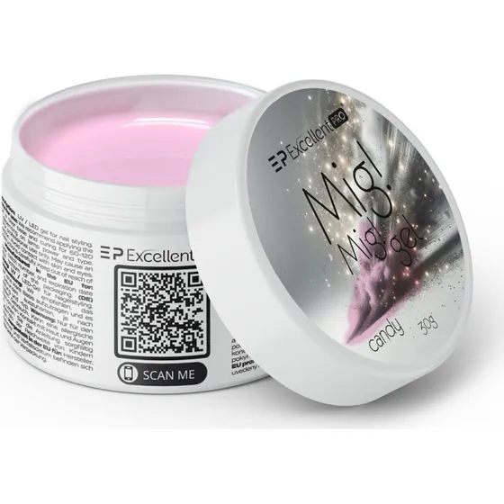 Excellent PRO Mig! Mig! Gel Candy 30g - Mlecznoróżowy