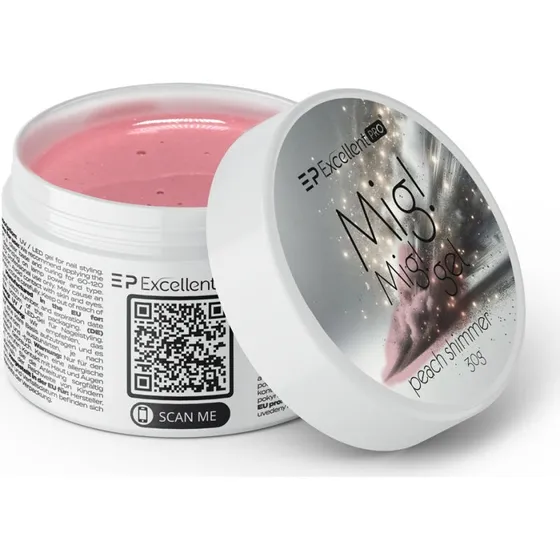 Excellent PRO Mig! Mig! Gel Peach Shimmer 30g