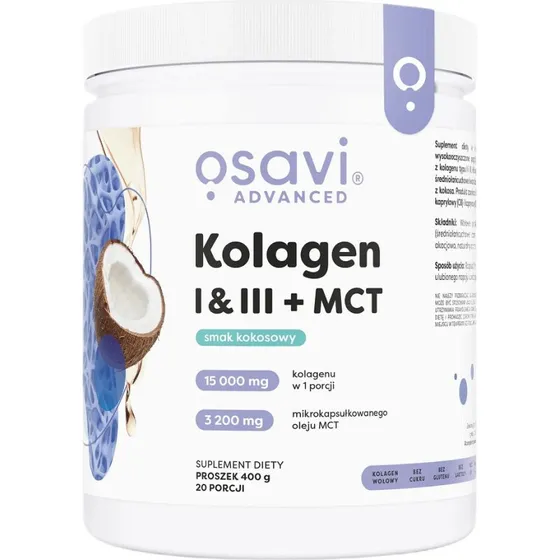 Osavi Kolagen I & III + MCT Kokos 400g