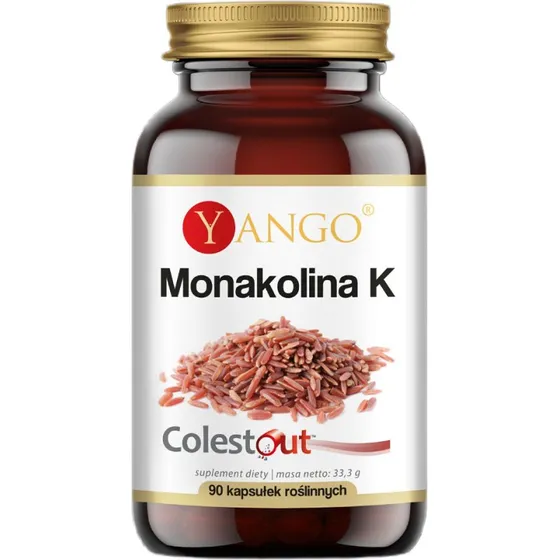 Yango Monakolina K Wsparcie Serca i Cholesterolu 90 kapsułek