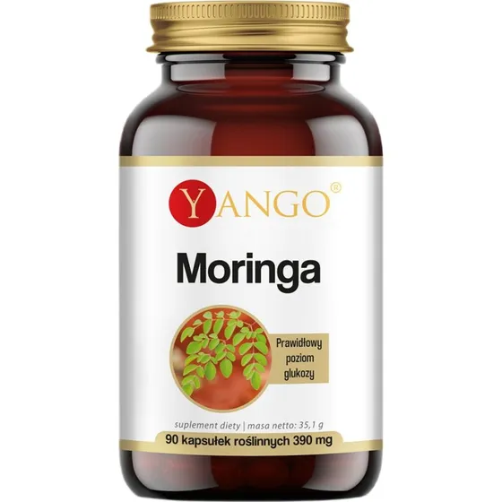 Yango Moringa liście w proszku 90 kapsułek