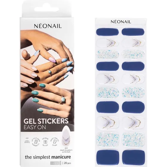 NEONAIL Gel Stickers Easy On M10 - Naklejki Hybrydowe