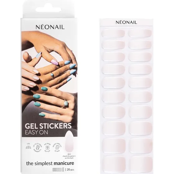 NEONAIL Gel Stickers Easy On M12 - Lakier Hybrydowy Ombre