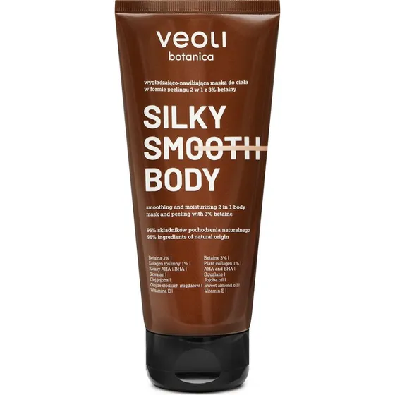 Veoli Botanica Silky Smooth Body Maska-Peeling 180ml