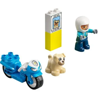 LEGO DUPLO Motocykl Policyjny 10967, 5 elementw, 2+
