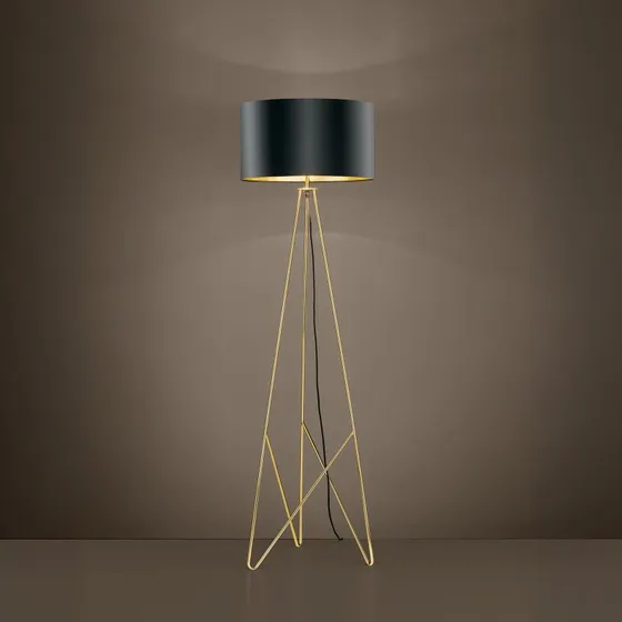 Lampa stojąca Stars of Light Camporale, czarna, 154 cm
